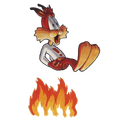 Official artwork of Bubsy from the Bubsy II manual.