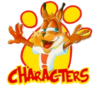 Front page button - Characters