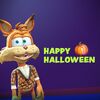 Halloween wishes from the official Bubsy Twitter page.