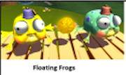 Floating Frogs