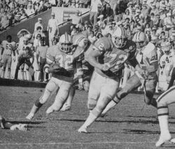 RARE 1976 Tampa Bay Buccaneers Photo Louis Carter 1st Year vs Baltimore  Colts