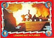 62. Landing bay in flames