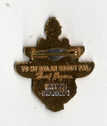 Reverse of badge