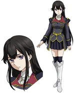 Hina's full body and facial expression