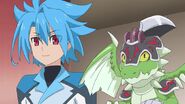 Tasuku with Star Dragoner, Jackknife (mini form)