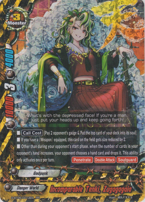 Incomparable Tenki, Zugagagaia | Future Card Buddyfight Wiki
