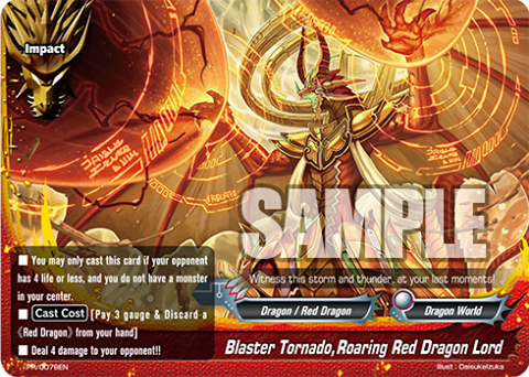 Blaster Tornado, Roaring Red Dragon Lord | Future Card