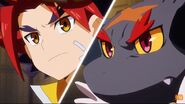 Gao's and Batzz's game faces