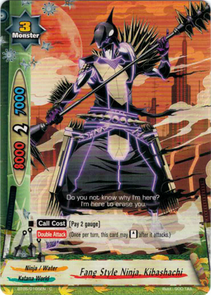 Fang Style Ninja, Kibashachi | Future Card Buddyfight Wiki