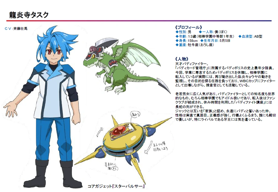 User Blog Littledragon Yumegami The Setting Information Of The Characters In Buddyfight Triple D Future Card Buddyfight Wiki Fandom