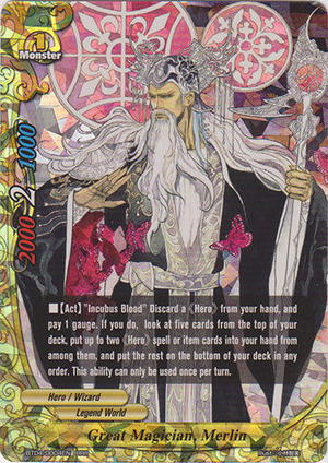 Great Magician Merlin Future Card Buddyfight Wiki Fandom