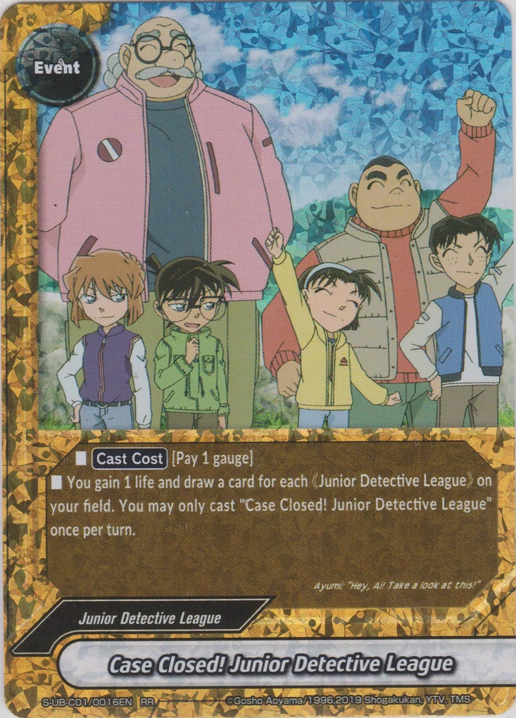 Case Closed Junior Detective League Future Card Buddyfight Wiki