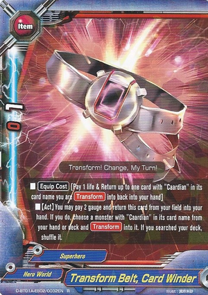 ブシロードその他 BUDDYfFIGHT Transform Belt, Card Winder | Future Card Buddyfight Wiki