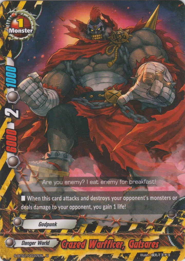 Crazed Warfficer, Gutsares | Future Card Buddyfight Wiki Crazed Warfficer, Gutsares | Future Card Buddyfight Wiki