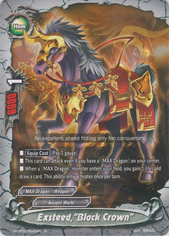 Exsteed Black Crown Future Card Buddyfight Wiki Fandom