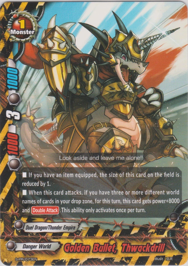 Golden Bullet, Thwackdrill | Future Card Buddyfight Wiki Golden Bullet, Thwackdrill | Future Card Buddyfight Wiki