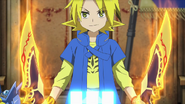 Noboru using Twin Dragonblades, Dragoanthem