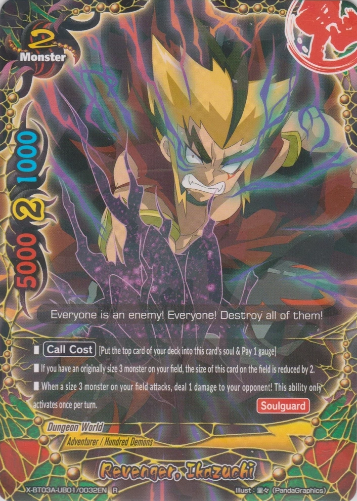 Revenger, Ikazuchi | Future Card Buddyfight Wiki | Fandom