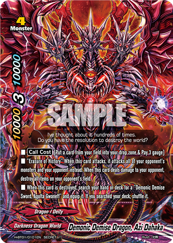 Demonic Demise Dragon, Azi Dahaka | Future Card Buddyfight Wiki