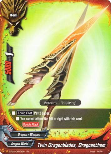 Dragonblade, Dragobrave, Future Card Buddyfight Wiki