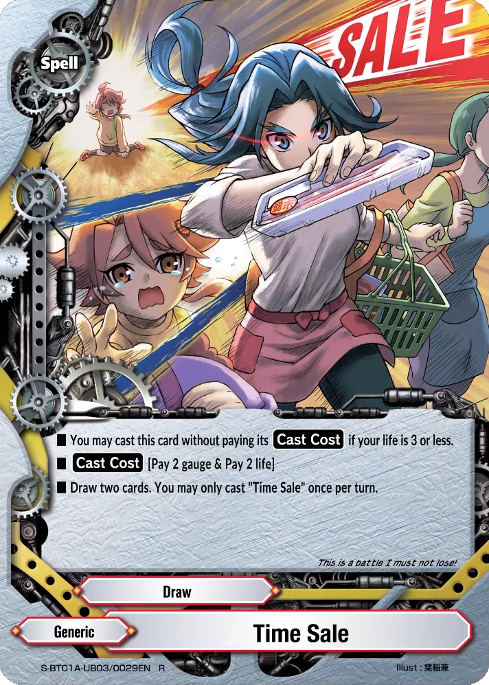 Time Sale Future Card Buddyfight Wiki Fandom