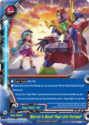 Warrior's Bond! Paal Unit Formed! | Future Card Buddyfight