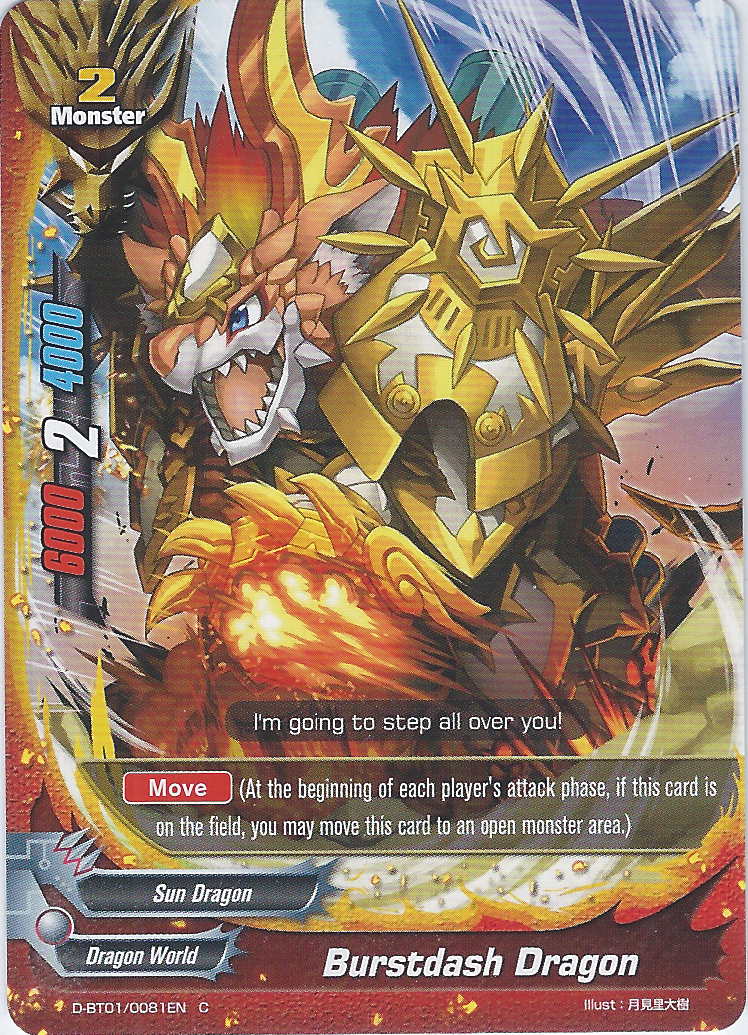 English Mint Future Card Buddyfight x 4 Fireclaw Dragon D-BT01/0052EN U 