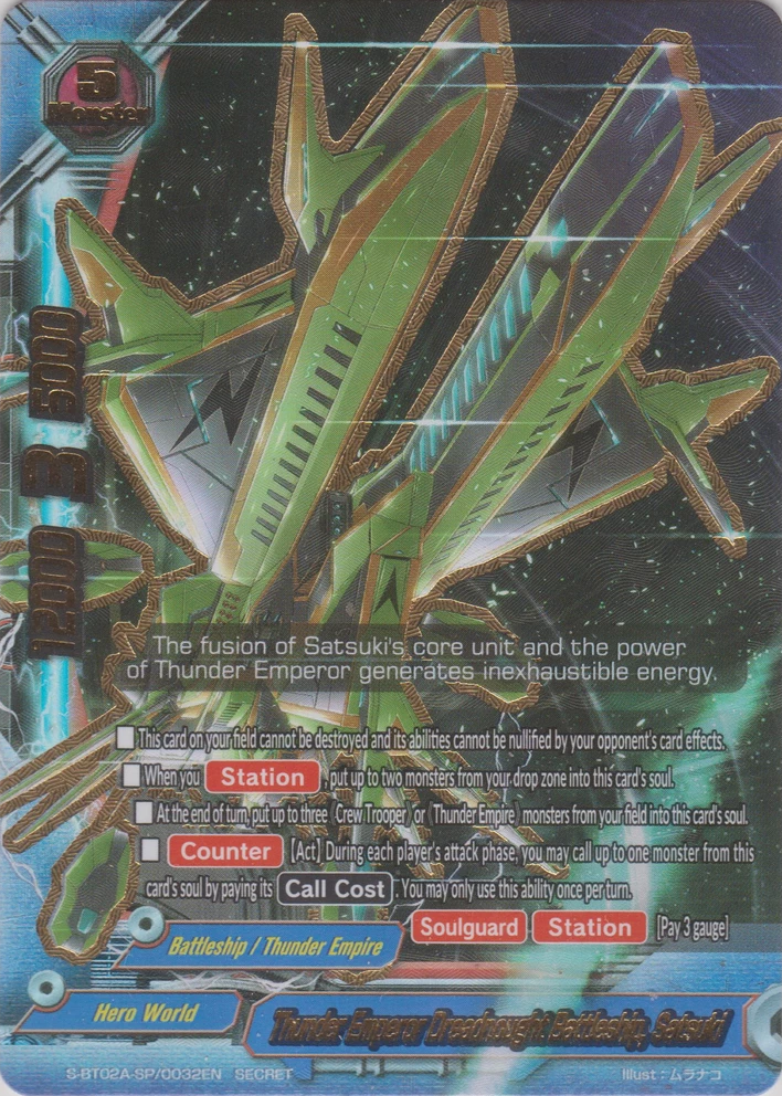 Thunder Emperor Dreadnought Battleship, Satsuki | Future Card 