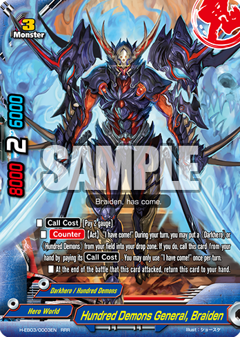 Hundred Demons General, Gishingyuki | Future Card Buddyfight