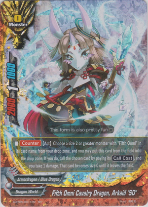 Fifth Omni Cavalry Dragon, Arkaid 