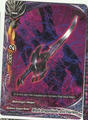 Black Dragonblade, Evil Fearless | Future Card Buddyfight