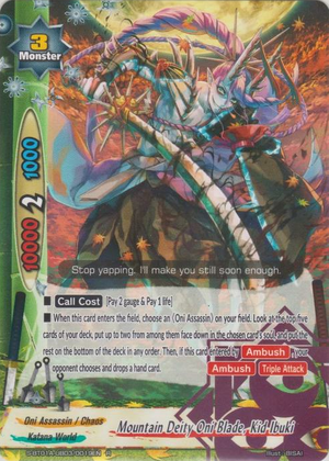 Mountain Deity Oni Blade, Kid Ibuki | Future Card Buddyfight