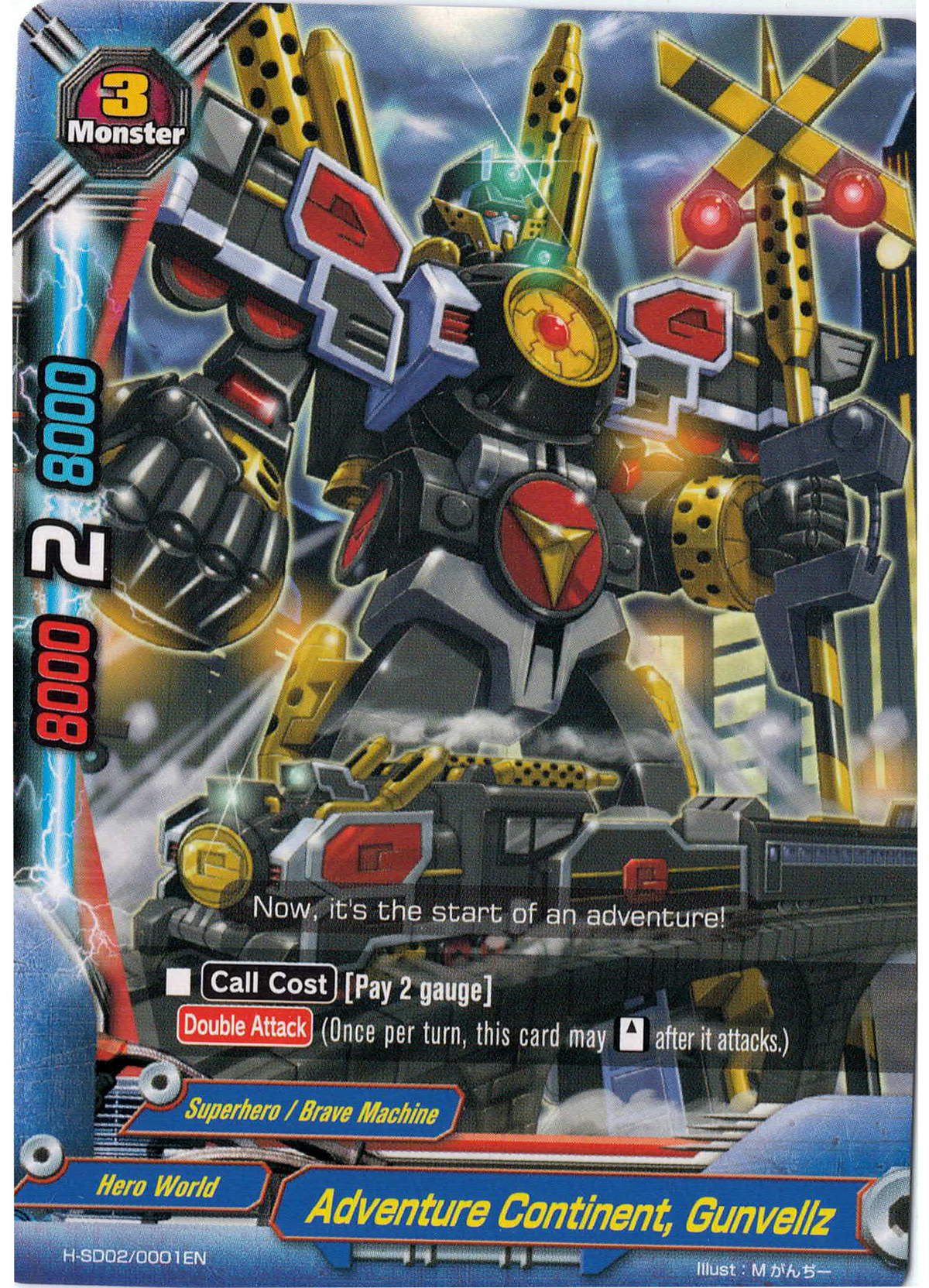 Adventure Continent, Gunvellz | Future Card Buddyfight Wiki