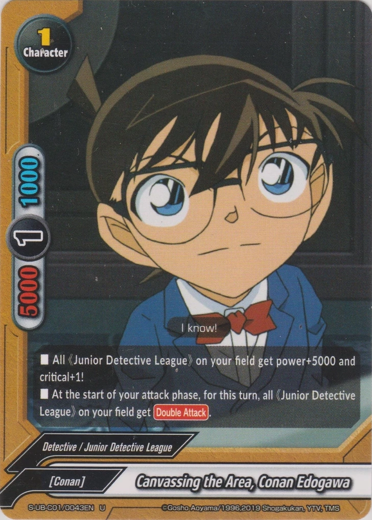 Canvassing The Area Conan Edogawa Future Card Buddyfight Wiki Fandom