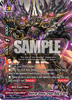 Black-eye Demonic Dragon, Blagg Za Bath | Future Card Buddyfight 