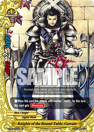 Knights of the Round Table, Gawain | Future Card Buddyfight