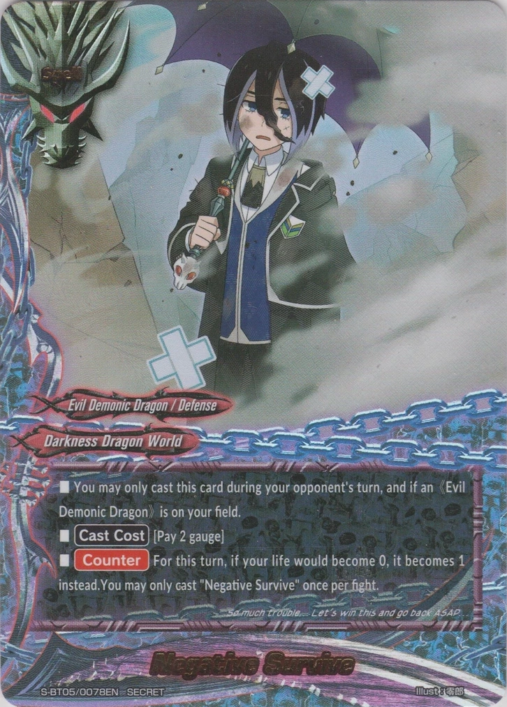 Negative Survive | Future Card Buddyfight Wiki | Fandom