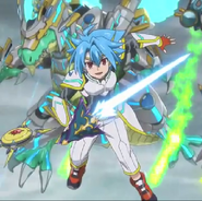 Tasuku in the 2nd preview of Future Card Buddyfight Hundred