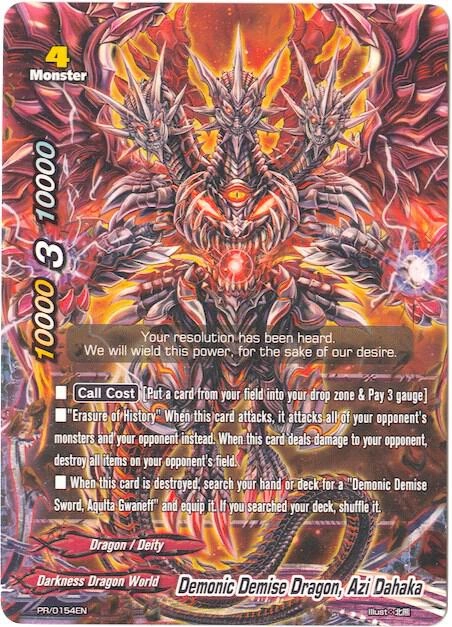 Demonic Demise Dragon, Azi Dahaka | Future Card Buddyfight Wiki