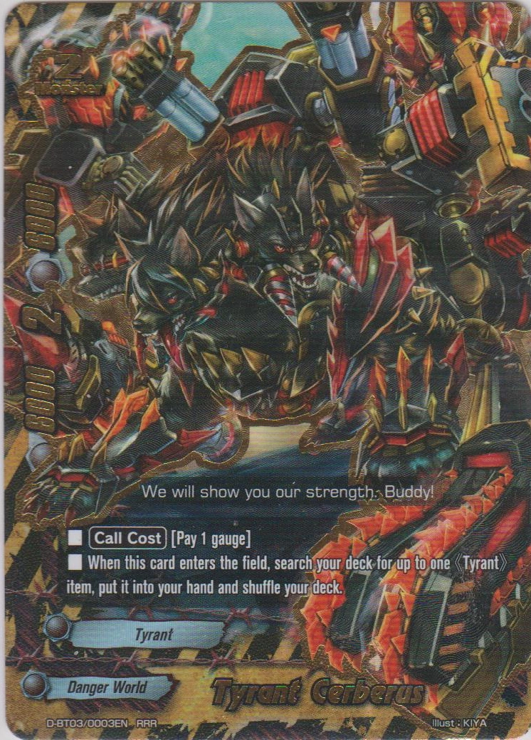 Tyrant Cerberus | Future Card Buddyfight Wiki | Fandom