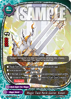 Magic Twin Neck Guitar, Kinari | Future Card Buddyfight Wiki