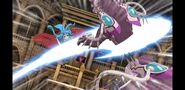 Systemic Dagger Dragon being destroyed by Tasuku Ryuenji (Purgatory Knight) using Purgatory Sword, Fatal