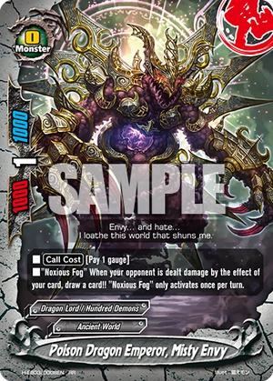 Poison Dragon Emperor, Misty Envy | Future Card Buddyfight Wiki