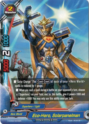 Eco-Hero, Solarpanelman | Future Card Buddyfight Wiki | Fandom