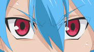 Tasuku's eyes close-up