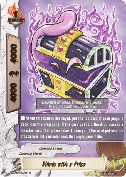 Mimic with a Prize | Future Card Buddyfight Wiki | Fandom