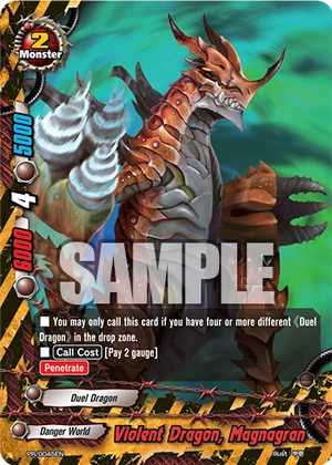 Violent Dragon, Magnagran | Future Card Buddyfight Wiki | Fandom