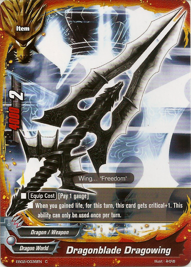 Dragonblade, Dragowing, Future Card Buddyfight Wiki