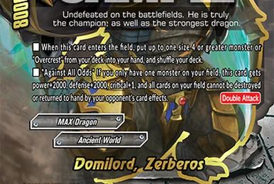 Viclord, Zerberos Zeed | Future Card Buddyfight Wiki | Fandom