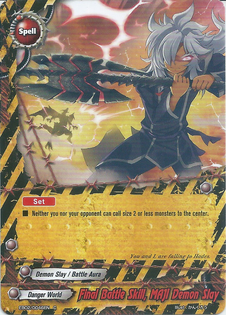 Final Battle Skill, MAJI Demon Slay | Future Card Buddyfight Final Battle Skill, MAJI Demon Slay | Future Card Buddyfight